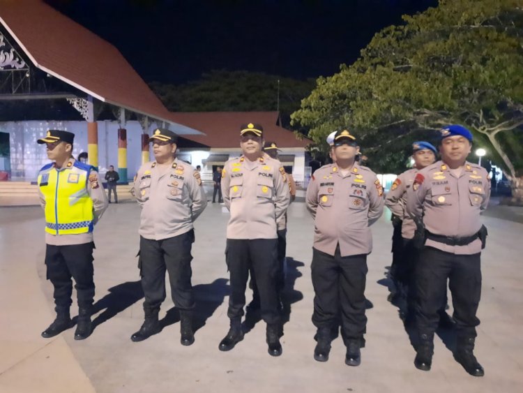 Kapolres Siak AKBP Asep Sujarwadi Pimpin Langsung Pelaksanaan Blue Light Patrol di Wilayah Siak