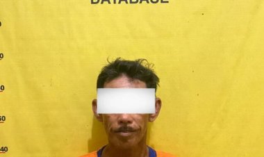 Edarkan Sabu di Rumah, Seorang Nelayan 57 Tahun Diringkus Polsek Sinaboi. BB 1, 48 Gram Disita