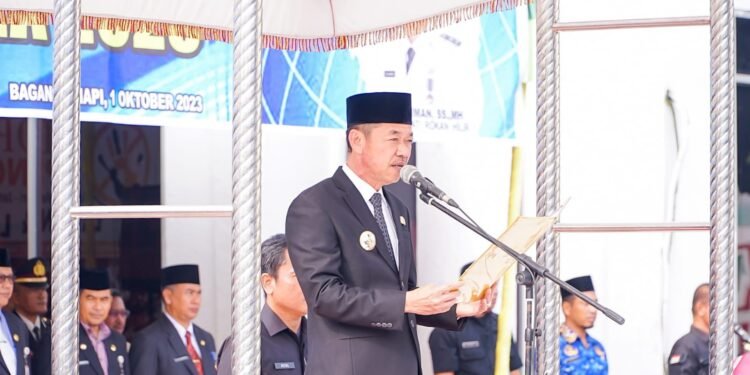 Bupati Rohil Jadi Irup Hari Kesaktian Pancasila