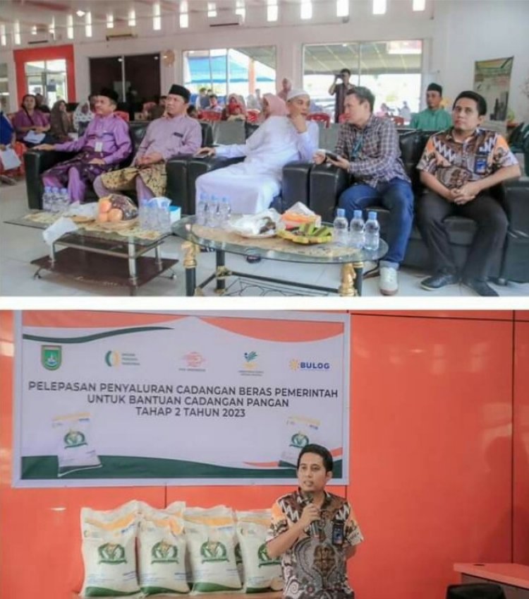 Walikota H.Paisal hadir langsung dalam penyalurkan cadangan beras kepada masyarakat kota Dumai