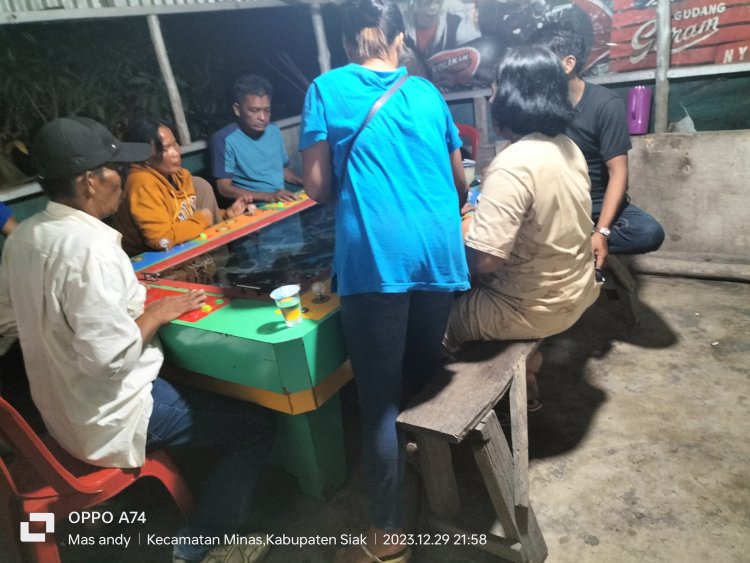 Diduga Makin Menjamur Tembak Meja Ikan-ikan di Minas 