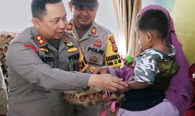 Cooling System Dengan Peduli Anak Stunting AKBP Asep Sujarwadi Bersinergi Dengan Dandim 0322 Siak Jadi Orang Tua Asuh