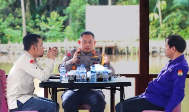 Ciptakan Pemilu Aman,Damai dan Kondusif, Kapolres Siak Perkuat Sinergitas Dengan KPU dan Bawaslu