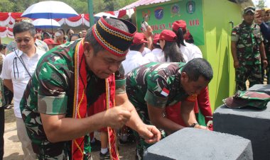 Kehadiran TNI AD Manunggal Air Menyenangkan Warga Perbatasan