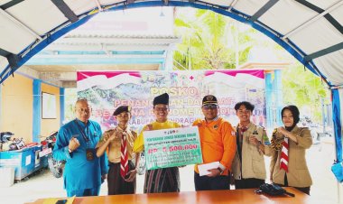 Gerakan Pramuka Peduli Inhil Memberikan Bantuan kepada Masyarakat yang Terdampak Musibah Banjir