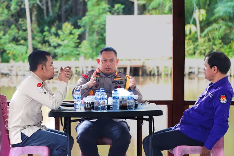 Ciptakan Pemilu Aman,Damai dan Kondusif, Kapolres Siak Perkuat Sinergitas Dengan KPU dan Bawaslu