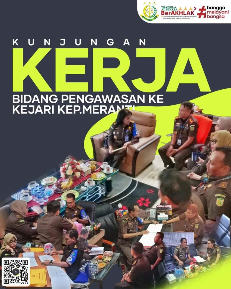 "Asisten Pengawasan Kejaksaan Tinggi Riau Lakukan Inspeksi Umum dan Khusus di Kejaksaan Negeri Kepulauan Meranti"