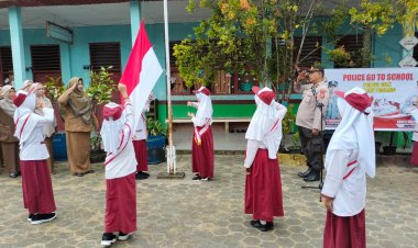 Polsek Tualang Meningkatkan Program Police Go to School untuk Mencegah Bullying