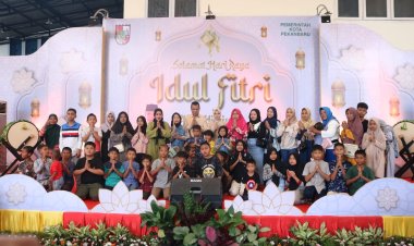 Open House di Rumah Dinas PJ Walikota Pekanbaru Meriah Sambut Hari Raya Idul Fitri 1445 H