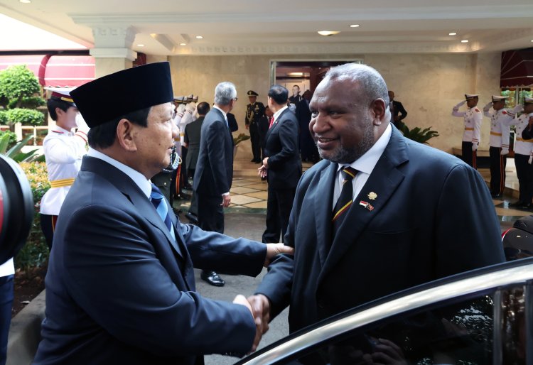 Menhan Prabowo Terima Kunjungan PM Papua Nugini: Diskusi Kerja Sama Pertahanan