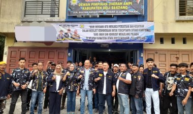 Ketua DPD AMPI Deliserdang Herman Nauli Nasution Deklarasikan Pilkada Damai Sumut 2024