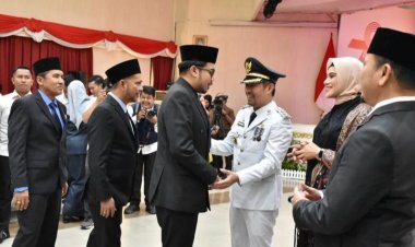 Wakil Ketua DPRD Pekanbaru Hadiri Pelantikan Pj Wali Kota Baru