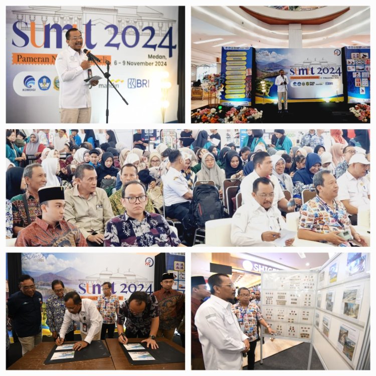 Ilyas Sitorus Apresiasi Pameran Nasional Filateli 2024, Ajak Generasi Muda Mengenal Sejarah Melalui Perangko