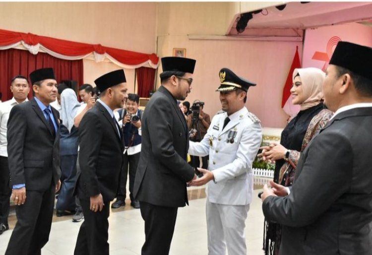 Wakil Ketua DPRD Pekanbaru Hadiri Pelantikan Pj Wali Kota Baru