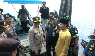 Polres Inhil Pantau Arus Balik di Perairan Riau-Kepri