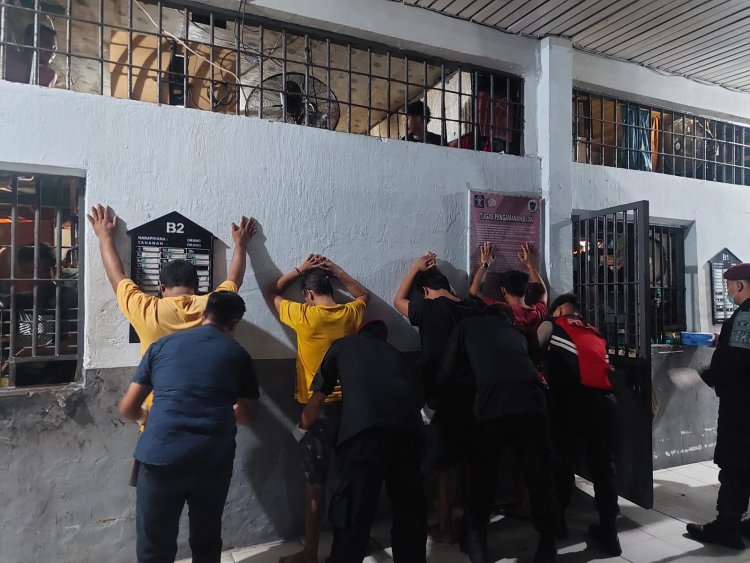 Usai Lebaran Idul Fitri, Rutan dan APH Geledah Blok Tahanan