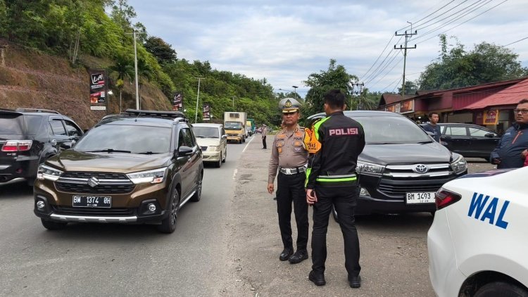 Pemantauan Arus Balik H + 4 lebaran Idul Fitri 1446 H di Jl. Tol Pekbang Dan Jl. Arteri Lintas Riau - Sumbar