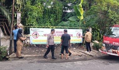 TPS Ilegal Ditutup Polsek Senapelan Bersama Pemerintah Kecamatan