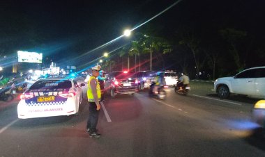 Ditlantas Polda Riau Gelar Blue Light Patrol, Sasar Titik Rawan dan Tempat Ibadah