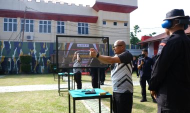 Gelar Lomba Menembak Kapolda Cup, Ajang Perkuat Kemampuan dan Disiplin Personil Polda Riau