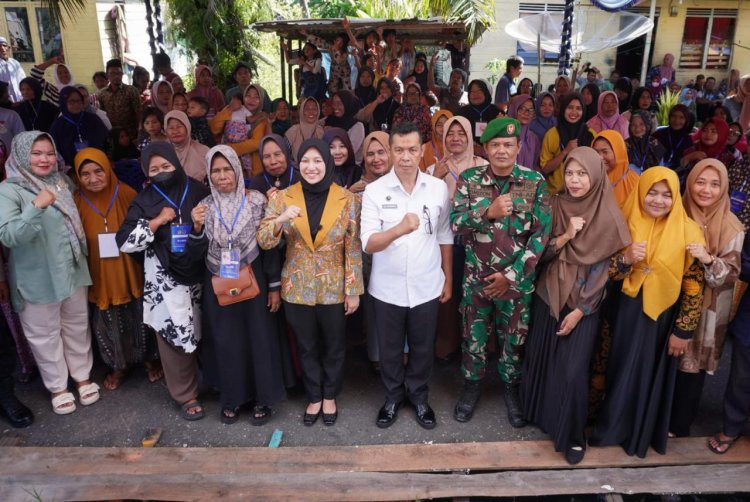 DPR RI Bersama Mitra Kerja BGN, Sosialisasi Makan Bergizi Gratis Serta Dorong Pemenuhan Gizi Anak dan Ibu di Bagansiapiapi