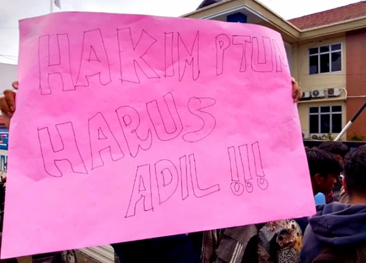 Demo AMBARA Desak PTUN Medan Batalkan Sertifikat Ganda