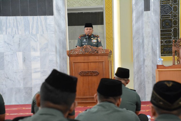 Peringati Tahun Baru Islam 1447 H, Dandrem 031/WB Ajak Personil Tingkatkan Profesionalisme Dalam Bertugas