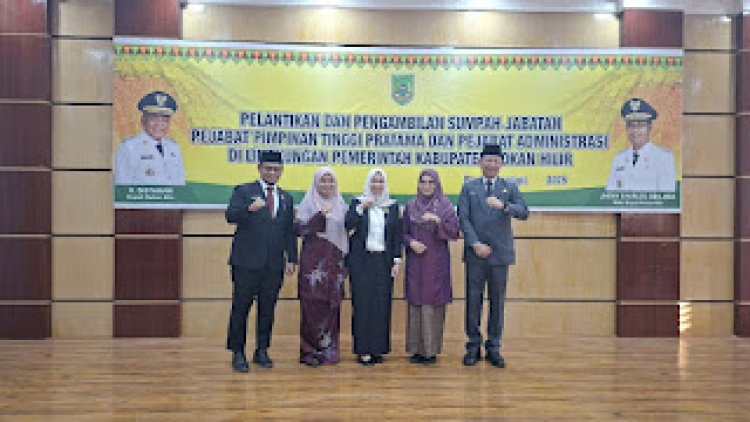 Ketua DPRD Hadiri Pelantikan Pejabat Baru Pemkab Rohil