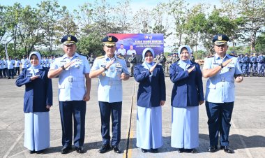 Danlanud Sultan Hasanuddin Pimpin Sertijab Danskadron Teknik 044 TNI AU