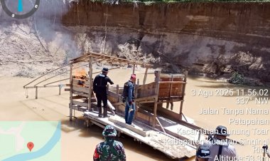 Aktivitas Tambang Emas Ilegal di Kuantan Tengah Terus Diberantas, Wakapolda Riau: Tak Ada Tempat untuk Penambang Ilegal