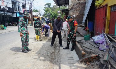 Dansatgas TMMD 125 Kodim 0735/Surakarta Rutin Tinjau Progres Pembangunan