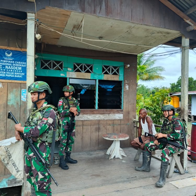 TNI Yonif 642 Perkuat Sinergi Lewat Komsos di Kamundan
