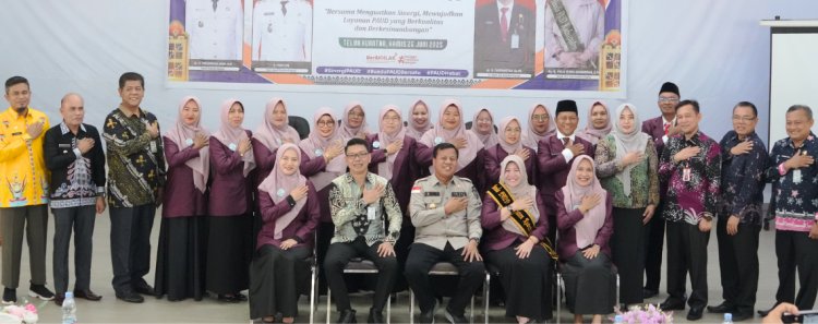 Bupati Kuansing Kukuhkan Pokja Bunda PAUD, Perkuat Pendidikan Berkarakter Melayu