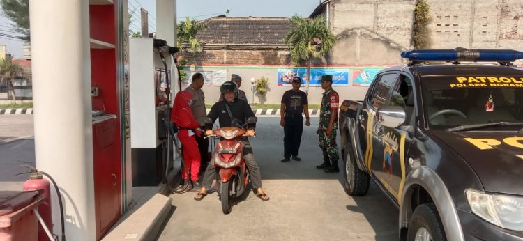 Patroli Gabungan TNI-Polri Ngrampal Jaga Kamtibmas di Sragen