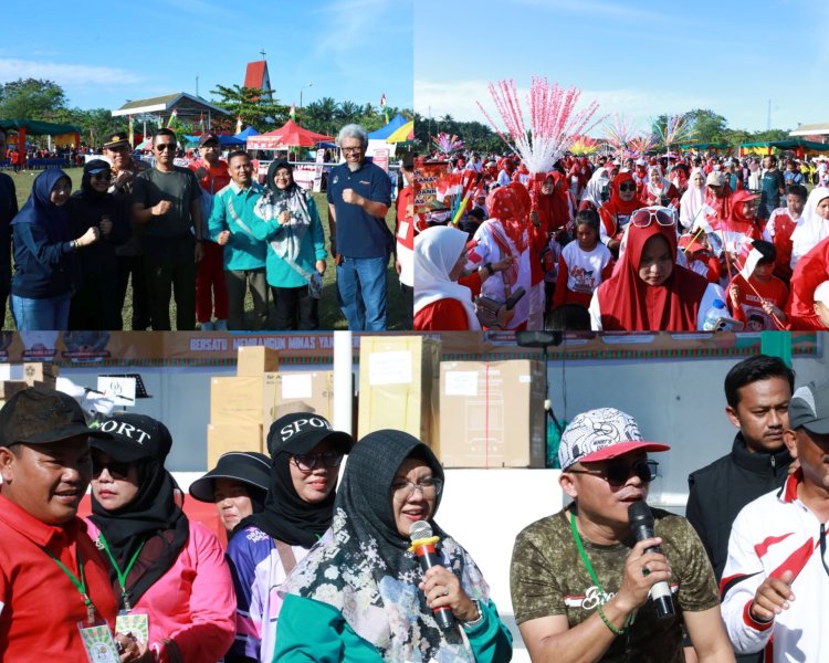 HUT Minas ke-30, Bupati Afni Zulkifli Ajak Warga Jaga Kekompakan