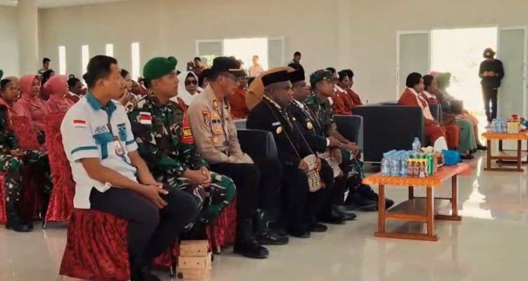 Satgas Yonif 763 Hadiri Pengukuhan GOW Tambrauw