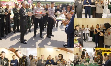 Kapolres Sragen Beri Kejutan HUT TNI ke-80 di Kodim 0725