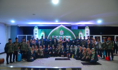 Kafilah Riau Tiba di Kendari, Siap Berlaga di STQH Nasional 2025