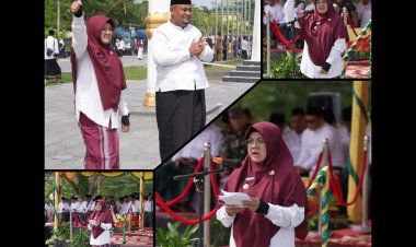 Bupati Siak Afni Zulkifli Sampaikan Pesan Bermakna di Hari Santri 2025