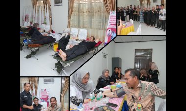 Guru Siak Semarakkan HUT PGRI ke-80 dengan Donor Darah