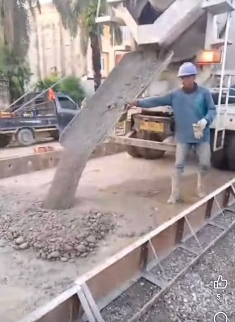Proyek Rigid Beton Rp26,5 Miliar di Rohil Diduga Tak Sesuai Spesifikasi