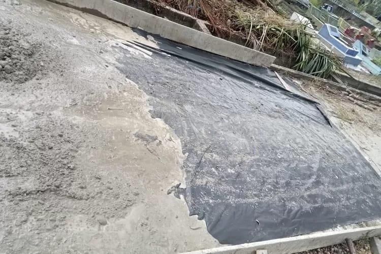 Proyek Jalan Kuburan di Bagan Punak Diduga Asal Jadi, LSM Desak Perkim Cek Lapangan
