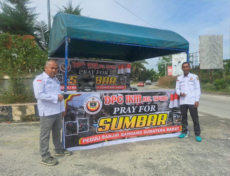 IKM Tapung Galang Dana untuk Korban Bencana Sumatra Barat