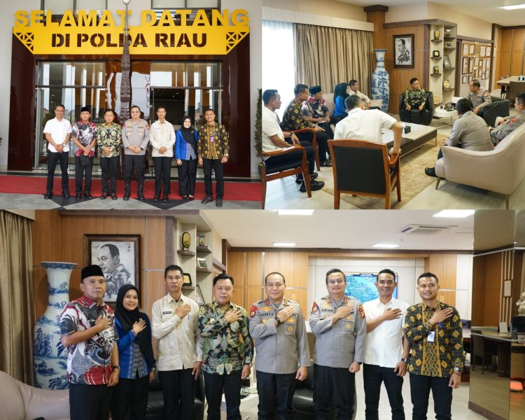 Bupati Asmar–Kapolda Riau Perkuat Sinergi: Jembatan Presisi, 50 Kuota Polri & Green Policing untuk Meranti