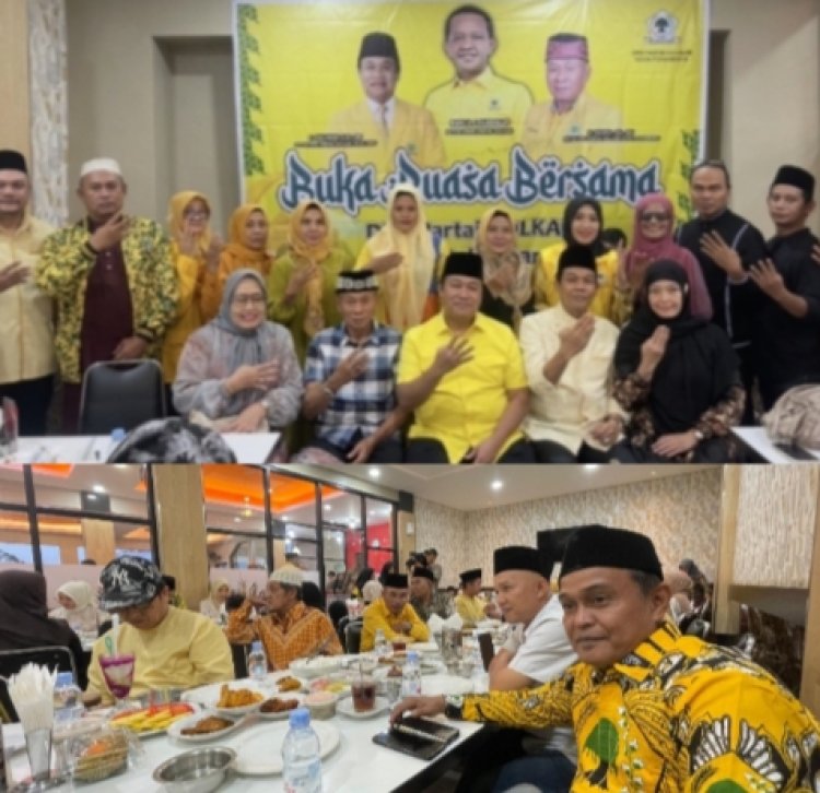 Buka Puasa Bersama Golkar Pekanbaru, Roni Amriel Muncul Jelang Musda
