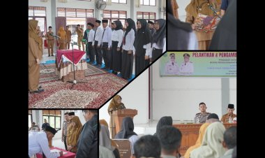 Bupati Siak Afni Zulkifli Lantik PAW Bapekam, Tekankan Pengawasan dan Sinergi di Tengah Tekanan Fiskal