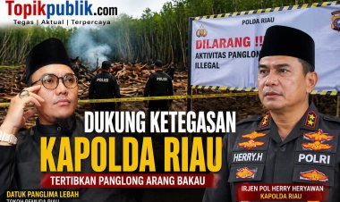 Datuk Panglima Lebah Dukung Kapolda Riau Berantas Cukong Perusak Bakau