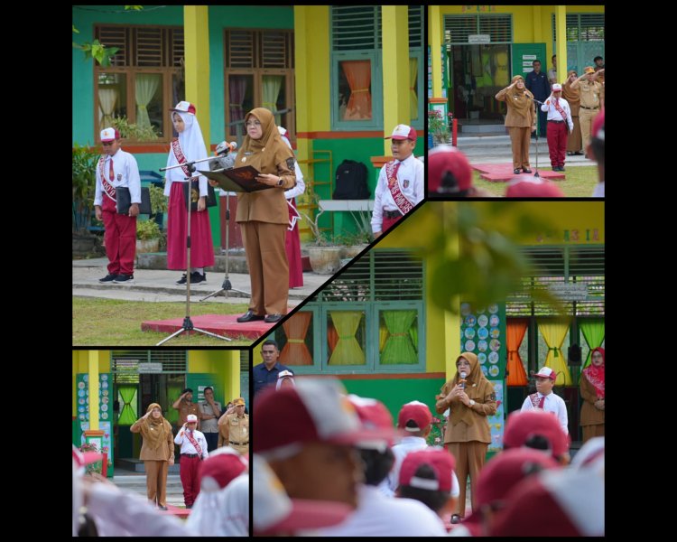 Bupati Siak Afni Zulkifli Kunjungi SDN 02, Kenang Masa Kecil dan Motivasi Pelajar