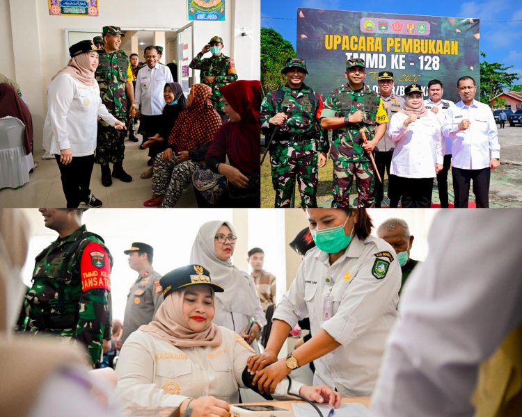 Bupati Kasmarni Dorong Pembangunan Desa Lewat TMMD ke-128 di Pinggir