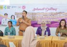 Ketua TP Posyandu Dairi Rita Puspita Vickner Sinaga, Hadiri Bimtek TP Posyandu Di Kecamatan Parbuluan